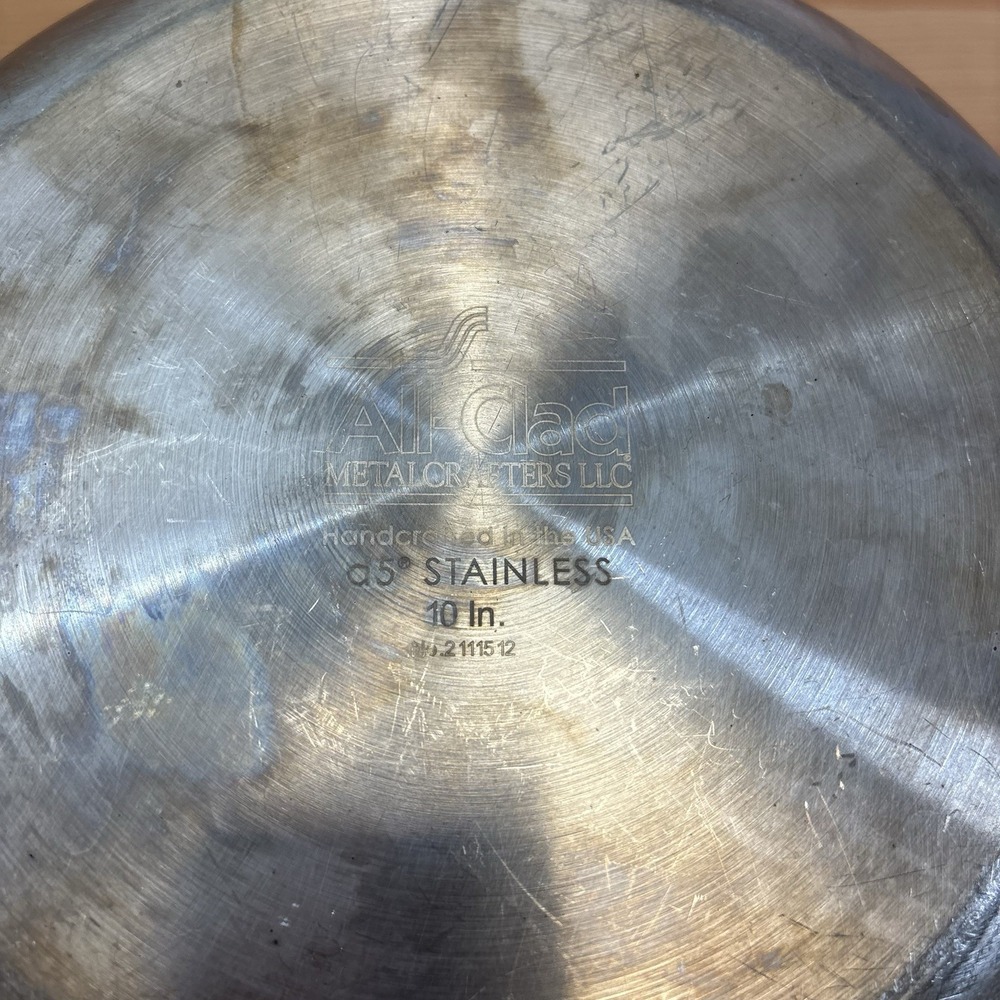All-Clad D5 Stainless Steel 5-Ply 10" Skillet Frying Pan - Made in USA - Picture 3 of 7